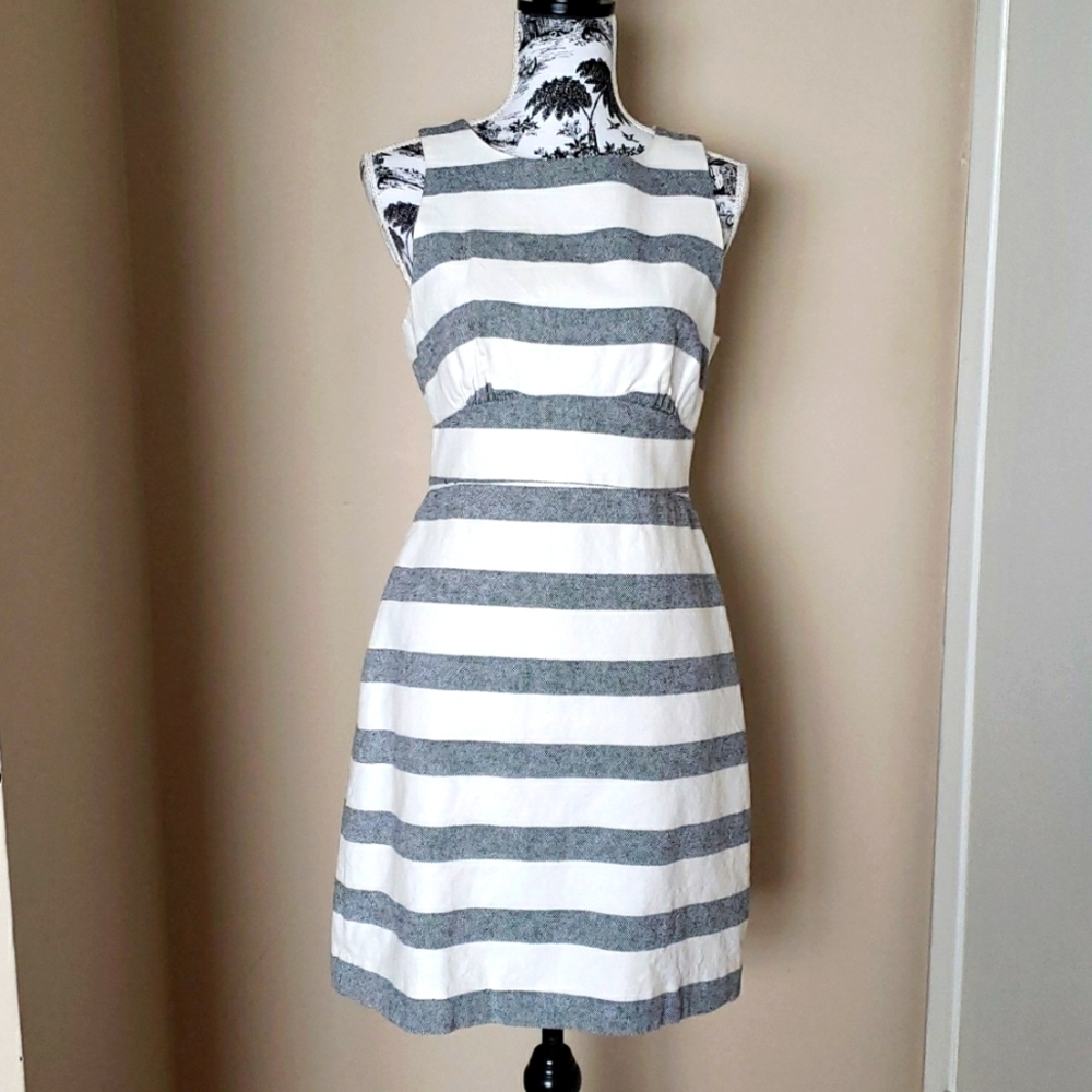 J. CREW summer dress (cotton/linen) sz8